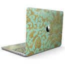 MacBook Pro with Touch Bar Skin Kit - Mint_and_Gold_Floral_v6-MacBook_13_Touch_V9.jpg?