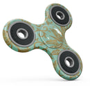 Mint and Gold Floral v6 Full-Body Fidget Spinner Skin-Kit