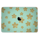 MacBook Pro with Touch Bar Skin Kit - Mint_and_Gold_Floral_v7-MacBook_13_Touch_V3.jpg?