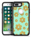 Mint and Gold Floral v8 - iPhone 7 Plus/8 Plus OtterBox Case & Skin Kits