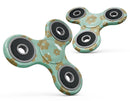 Mint and Gold Floral v8 Full-Body Fidget Spinner Skin-Kit