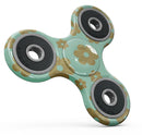 Mint and Gold Floral v8 Full-Body Fidget Spinner Skin-Kit
