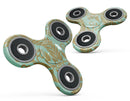 Mint and Gold Floral v9 Full-Body Fidget Spinner Skin-Kit