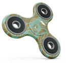 Mint and Gold Floral v9 Full-Body Fidget Spinner Skin-Kit