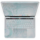 MacBook Pro with Touch Bar Skin Kit - Mint_to_Teal_Textured_Marble-MacBook_13_Touch_V4.jpg?
