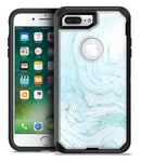 Mint to Teal Textured Marble - iPhone 7 Plus/8 Plus OtterBox Case & Skin Kits