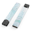 Mint to Teal Textured Marble - Premium Decal Protective Skin-Wrap Sticker compatible with the Juul Labs vaping device