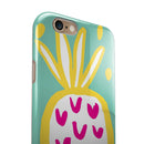 Mint v3 Pineapple iPhone 6/6s or 6/6s Plus 2-Piece Hybrid INK-Fuzed Case