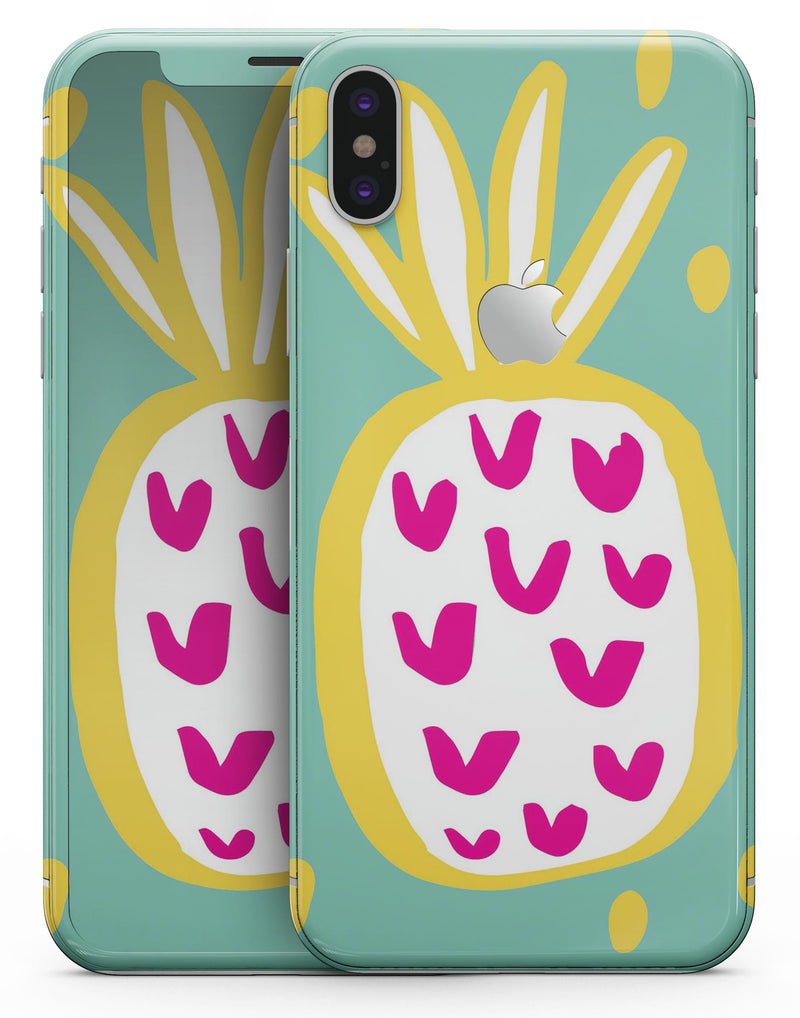 Mint v3 Pineapple - iPhone X Skin-Kit