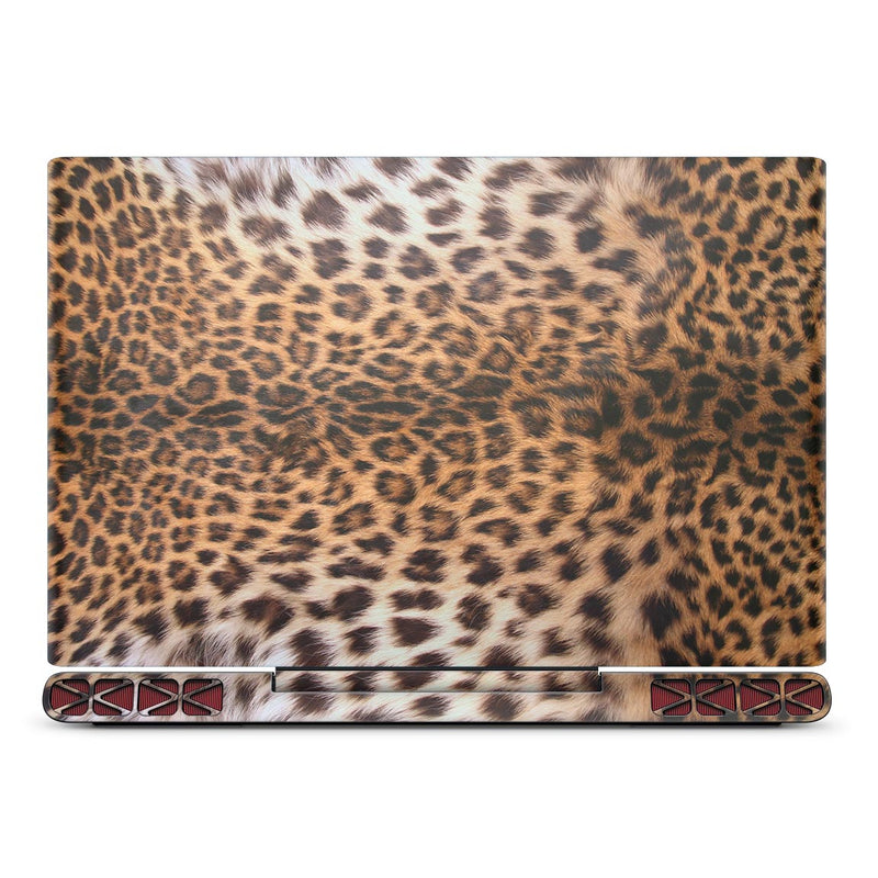 Mirrored Leopard Hide - Full Body Skin Decal Wrap Kit for the Dell Inspiron 15 7000 Gaming Laptop (2017 Model)