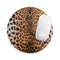 Mirrored Leopard Hide// WaterProof Rubber Foam Backed Anti-Slip Mouse Pad for Home Work Office or Gaming Computer Desk