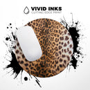 Mirrored Leopard Hide// WaterProof Rubber Foam Backed Anti-Slip Mouse Pad for Home Work Office or Gaming Computer Desk