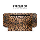 Mirrored Leopard Hide // Skin Decal Wrap Kit for Nintendo Switch Console & Dock, Joy-Cons, Pro Controller, Lite, 3DS XL, 2DS XL, DSi, or Wii - Vinyl Skin Wrap for Nintendo Switch 2, OLED, Lite, Pro Controller, Wii & Classic Handhelds