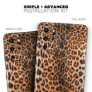 Mirrored Leopard Hide - Premium Vinyl Skin Decal for Samsung Galaxy S25 Ultra, S24, S23, S22 & All Galaxy S Models