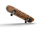 Mirrored Leopard Hide - Full Body Skin Decal Wrap Kit for Skateboard Decks