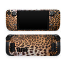 Mirrored Leopard Hide // Full Body Skin Decal Wrap Kit for the Steam Deck handheld gaming computer