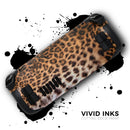 Mirrored Leopard Hide // Full Body Skin Decal Wrap Kit for the Steam Deck handheld gaming computer