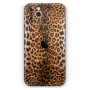 Mirrored Leopard Hide - Protective Skin Wrap & Decal – Compatible with iPhone SE to iPhone 17 Pro Max (All Models)
