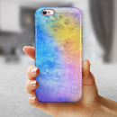 Mixed 5252 Absorbed Watercolor Texture iPhone 6/6s or 6/6s Plus 2-Piece Hybrid INK-Fuzed Case