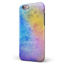 Mixed 5252 Absorbed Watercolor Texture iPhone 6/6s or 6/6s Plus 2-Piece Hybrid INK-Fuzed Case