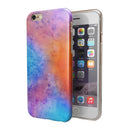 Mixed 8652 Absorbed Watercolor Texture iPhone 6/6s or 6/6s Plus 2-Piece Hybrid INK-Fuzed Case
