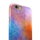 Mixed 8652 Absorbed Watercolor Texture iPhone 6/6s or 6/6s Plus 2-Piece Hybrid INK-Fuzed Case