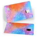 Mixed 8652 Absorbed Watercolor Texture - Premium Protective Decal Skin-Kit for the Apple Credit Card