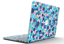 Mixed Aqua Blue and Pink Watercolor Dots - MacBook Pro with Retina Display Full-Coverage Skin Kit