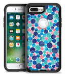 Mixed Aqua Blue and Pink Watercolor Dots - iPhone 7 Plus/8 Plus OtterBox Case & Skin Kits