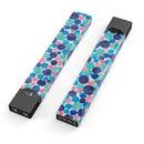 Mixed Aqua Blue and Pink Watercolor Dots - Premium Decal Protective Skin-Wrap Sticker compatible with the Juul Labs vaping device