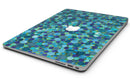 Mixed Blue-Green Watercolor Dots - MacBook Air Skin Kit