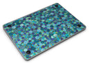 Mixed Blue-Green Watercolor Dots - MacBook Air Skin Kit