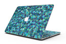 Mixed Blue-Green Watercolor Dots - MacBook Pro with Retina Display Full-Coverage Skin Kit