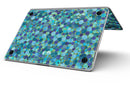 Mixed Blue-Green Watercolor Dots - MacBook Pro with Retina Display Full-Coverage Skin Kit