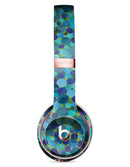 Mixed Blue-Green Watercolor Dots Full-Body Skin Kit for the Beats by Dre Solo 3 Wireless Headphones