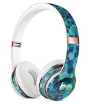 Mixed Blue-Green Watercolor Dots Full-Body Skin Kit for the Beats by Dre Solo 3 Wireless Headphones