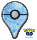 Mixed Blue Absorbed Watercolor Texture Pokémon GO Plus Vinyl Protective Decal Skin Kit
