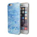 Mixed Blue Absorbed Watercolor Texture iPhone 6/6s or 6/6s Plus 2-Piece Hybrid INK-Fuzed Case