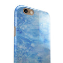 Mixed Blue Absorbed Watercolor Texture iPhone 6/6s or 6/6s Plus 2-Piece Hybrid INK-Fuzed Case