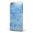 Mixed Blue Absorbed Watercolor Texture iPhone 6/6s or 6/6s Plus 2-Piece Hybrid INK-Fuzed Case