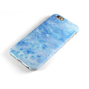 Mixed Blue Absorbed Watercolor Texture iPhone 6/6s or 6/6s Plus 2-Piece Hybrid INK-Fuzed Case