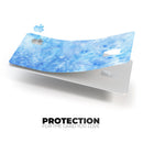 Mixed Blue Absorbed Watercolor Texture - Premium Protective Decal Skin-Kit for the Apple Credit Card