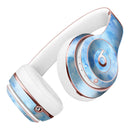Mixed Blue Absorbed Watercolor Texture Full-Body Skin Kit for the Beats by Dre Solo 3 Wireless Headphones