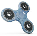 Mixed Blue Absorbed Watercolor Texture Full-Body Fidget Spinner Skin-Kit