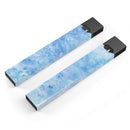 Mixed Blue Absorbed Watercolor Texture - Premium Decal Protective Skin-Wrap Sticker compatible with the Juul Labs vaping device