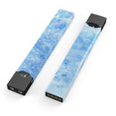 Mixed Blue Absorbed Watercolor Texture - Premium Decal Protective Skin-Wrap Sticker compatible with the Juul Labs vaping device