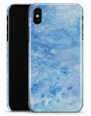 Mixed Blue Absorbed Watercolor Texture - iPhone X Clipit Case
