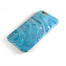 Mixed Blue Oil iPhone 6/6s or 6/6s Plus 2-Piece Hybrid INK-Fuzed Case