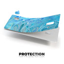 Mixed Blue Oil - Premium Protective Decal Skin-Kit for the Apple Credit Card
