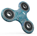 Mixed Blue Oil Full-Body Fidget Spinner Skin-Kit